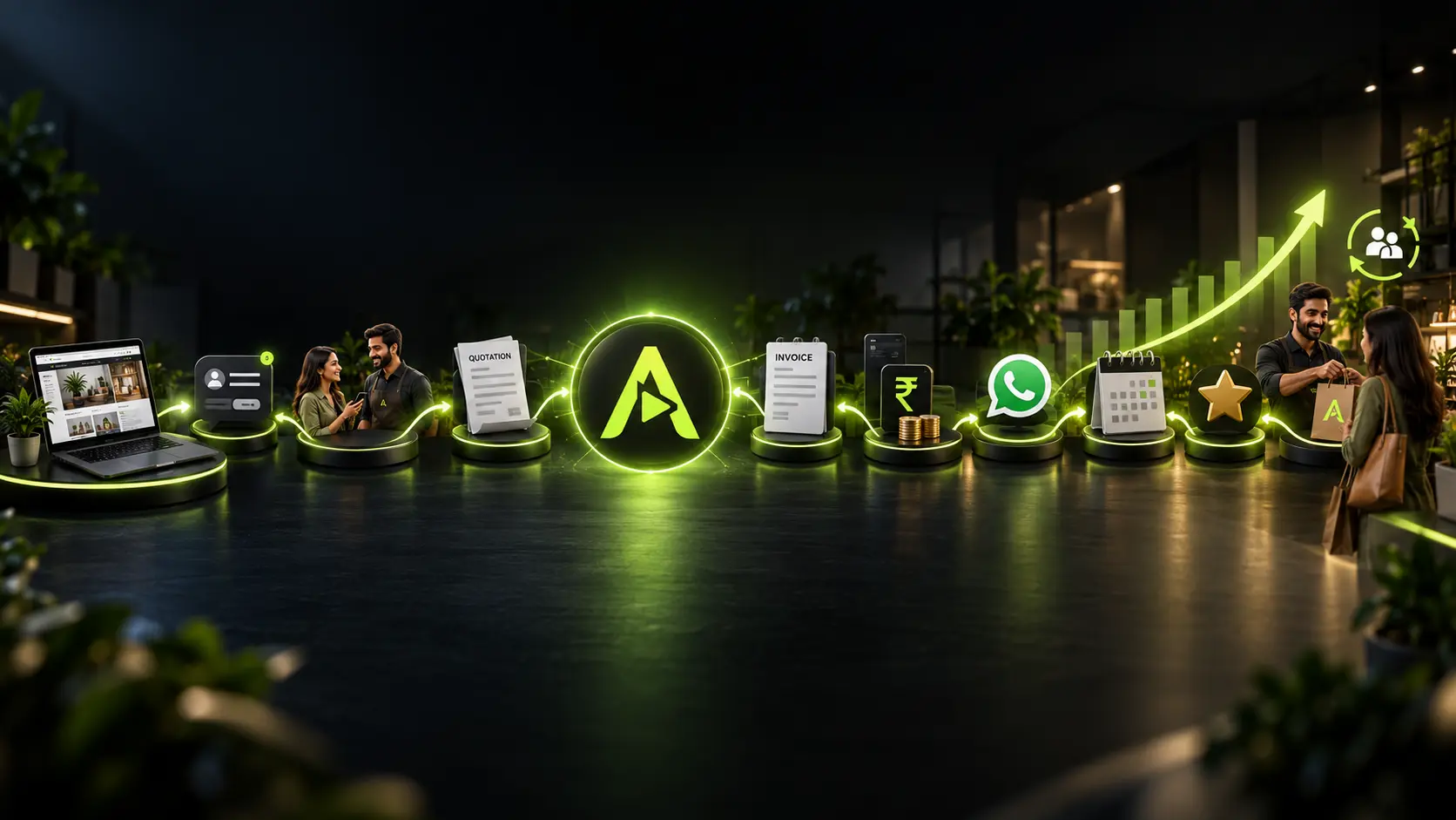Customer Lifecycle and Engagement Journey in AndroidApp.in Connected Platform