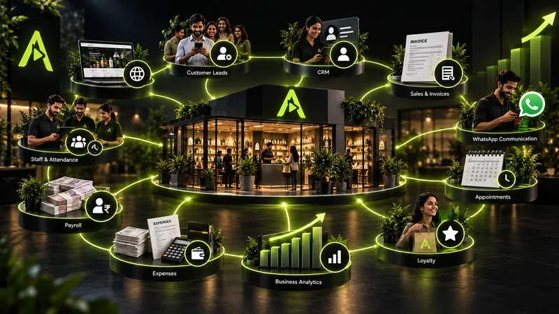 AndroidApp.in Connected Business Platform - Free Website, Mobile App, Digital Catalog, Invoices, and Operations Tools