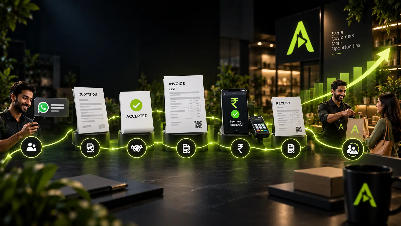 AndroidApp.in Quotation Invoicing and Instant Payment Collection System